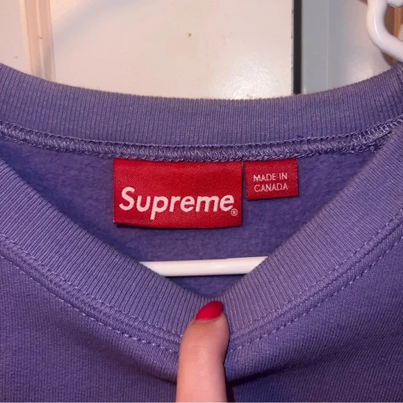 Supreme small box logo crewneck